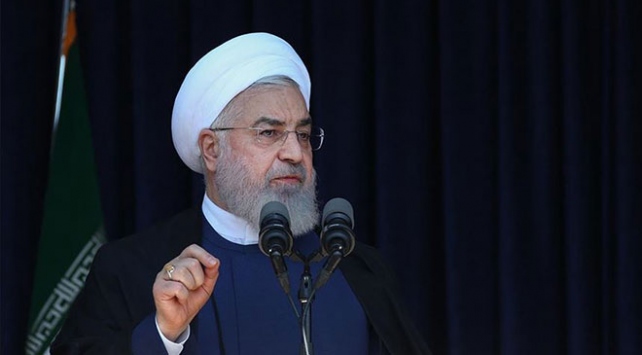 İran Cumhurbaşkanı Ruhani Yaptırımlar devam ettiği sürece ABD ile müzakerelerin
