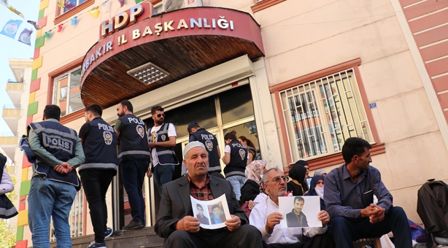 HDP İl Başkanlığı önünde eylem yapan aile sayısı 41e yükseldi
