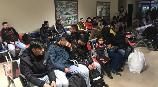Edirne'de bin 28 düzensiz göçmen yakalandı