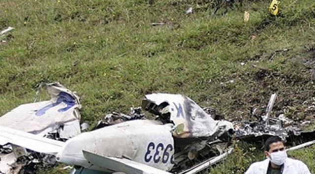 Almanyada uçak düştü: 1 ölü