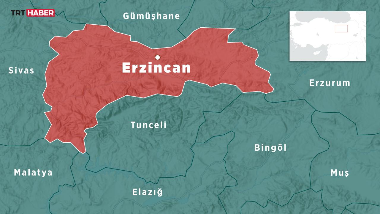 Erzincan'da 4,4 büyüklüğünde deprem