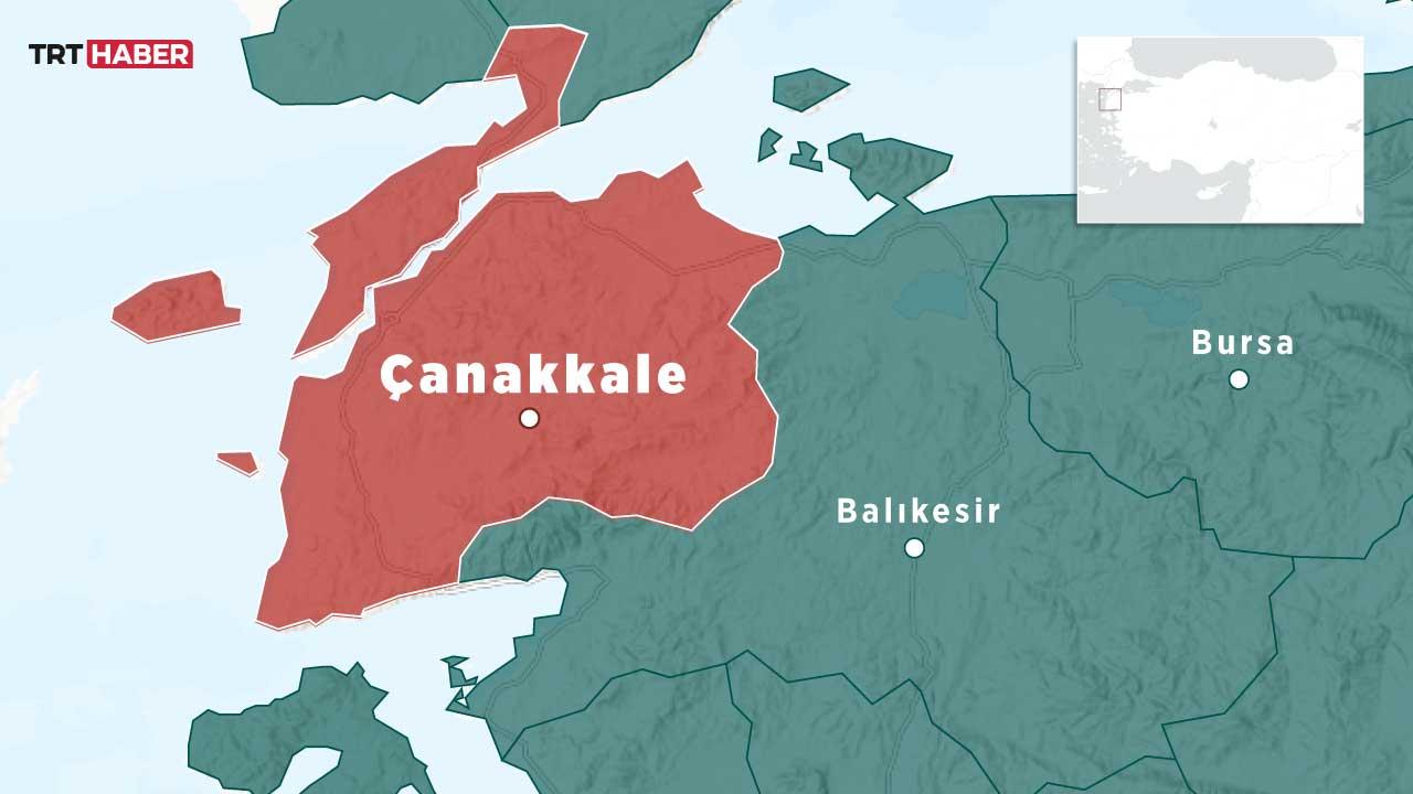 Çanakkale&#039;de 4,9 büyüklüğünde deprem