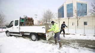 Balıkesir Büyükşehir Belediyesi karla mücadele için hazır
