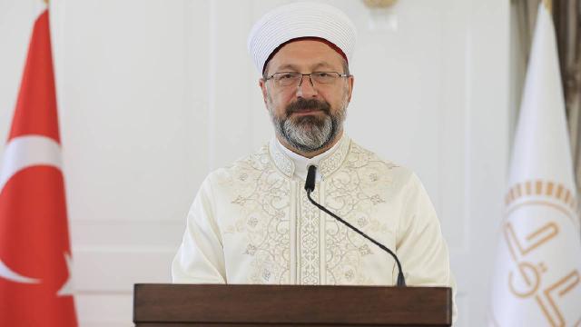 Diyanet İşleri Başkanı Erbaştan GKRYdeki cami saldırısına kınama