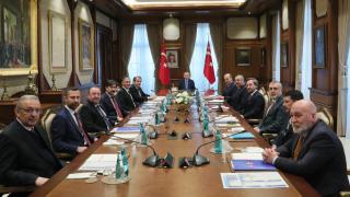 Cumhurbaşkanı Erdoğan memur sendikalarını kabul etti
