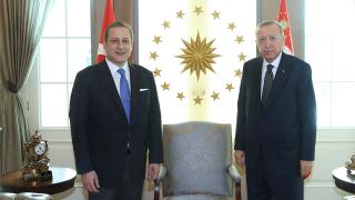 Cumhurbaşkanı Erdoğan Burak Elmas'ı kabul etti
