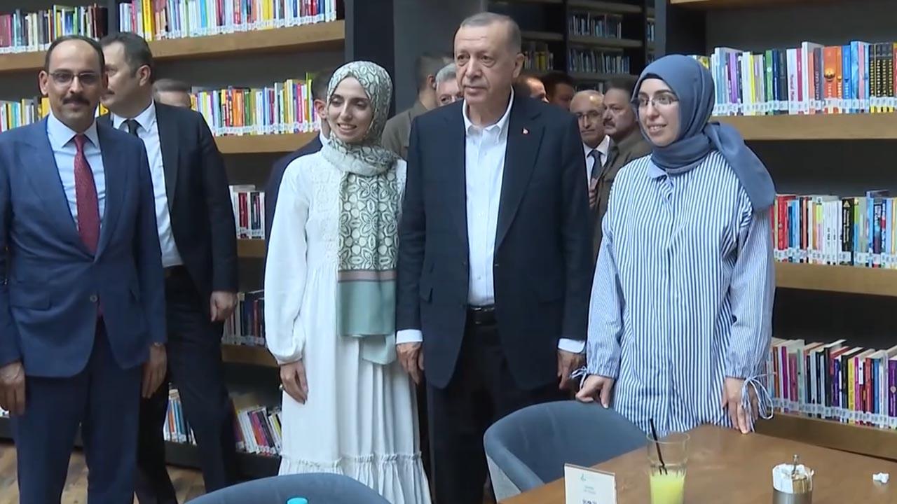 Cumhurbaşkanı Erdoğan Nevmekan Sahil'i ziyaret etti
