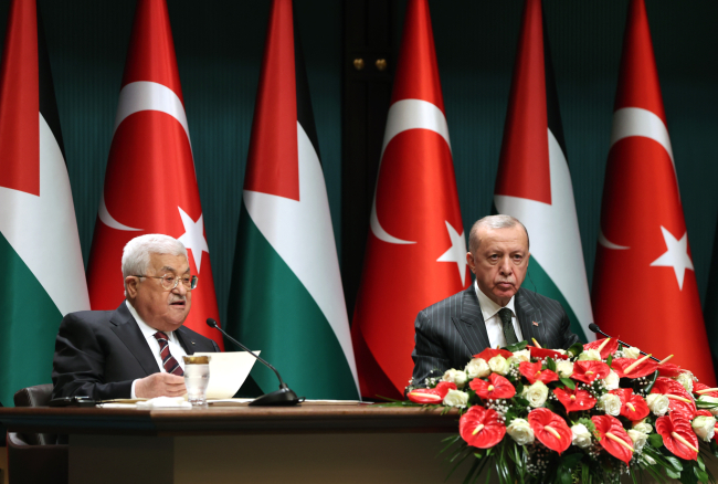 Filistin Devlet Başkanı Abbas: Değişmeyen tutumundan ötürü Erdoğan'a teşekkür ederim
