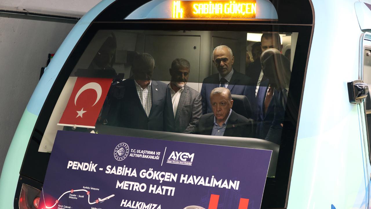 Pendik-Sabiha Gökçen metrosu açıldı