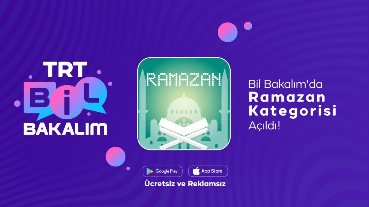 TRT Bil Bakalım Ramazan ayına özel kategori hazırladı