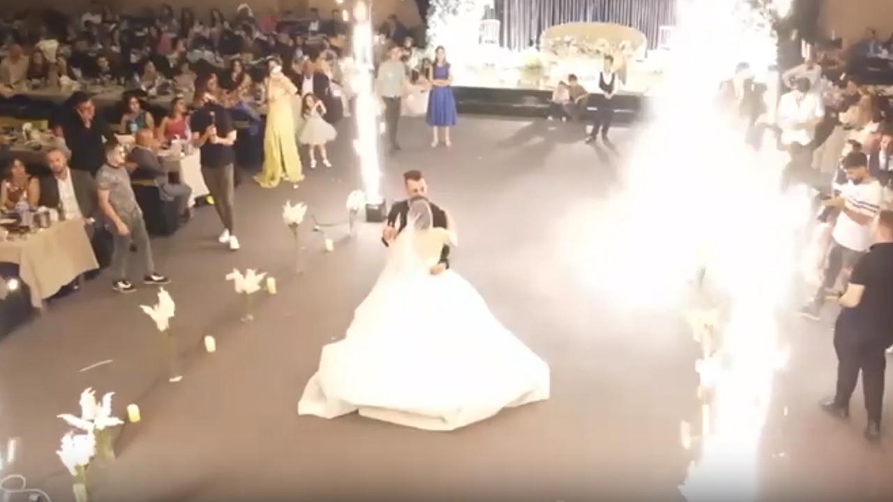 Musul’daki düğün salonu yangınının yeni görüntüleri ortaya çıktı