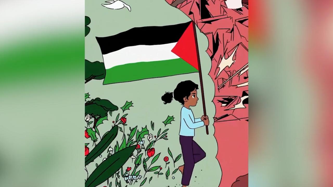 Gazzeli çocukların anısına 43 sanatçı animasyon hazırladı