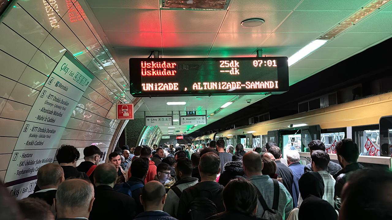 Üsküdar-Samandıra metrosundaki aksaklık 72 saat sonra giderildi