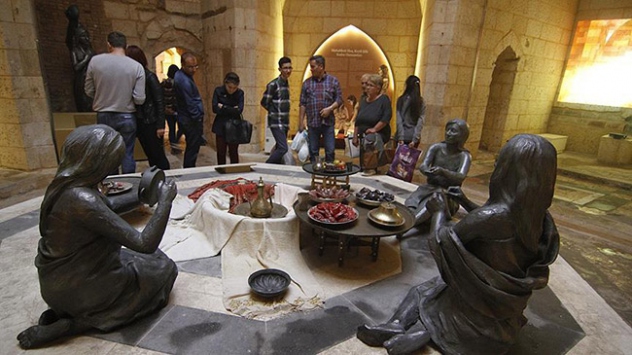 Gaziantep'te 'Hamam Müzesi'ne ziyaretçi akını