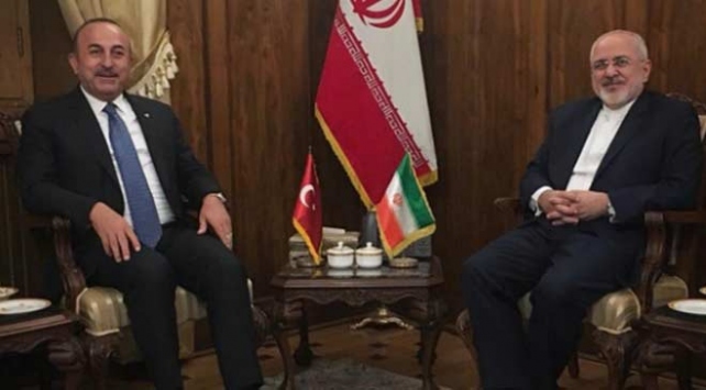 Dışişleri Bakanı Çavuşoğlu İranlı mevkidaşı Zarif ile bir araya geldi