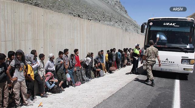 Sivas'ta 22 göçmen yakalandı